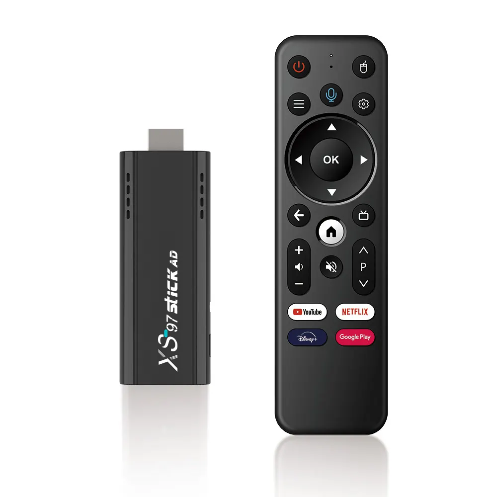 Профессиональная Настройка XS97 STICK AD 2 Гб HDR dual wifi Mali-G31 tv stick android tv с оптовой ценой