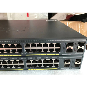 Orijinal WS-C2960X-48FPS-L serisi 2960X 48 portlu istiflenebilir LAN taban anahtarı güç Ethernet artı (PoE +) 10G kapasite SNMP QoS - Product Image 1