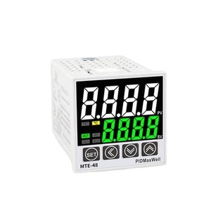 RS485 modbus通信とSSR RELAY出力を備えたMTE-48ユニバーサル入力pid温度コントローラー - Product Image 1