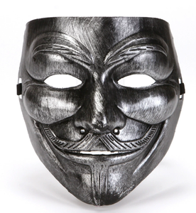 Cadılar bayramı için süslü elbise parti tam yüz v-şekil Vendetta film Cosplay kostüm aksesuarı - Product Image 4