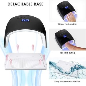 Lampada ricaricabile a LED UV per unghie 48W Cordless per unghie LED Gel smalto luce con Display LCD, sensore automatico e 5 impostazioni del Timer - Product Image 6