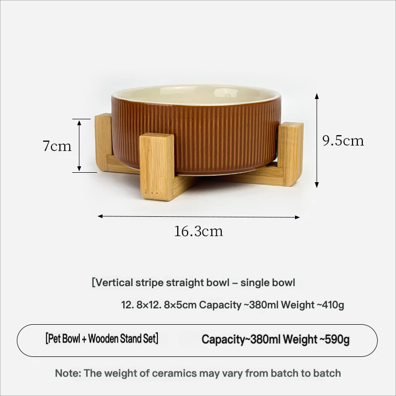 Bright red with single wooden holder