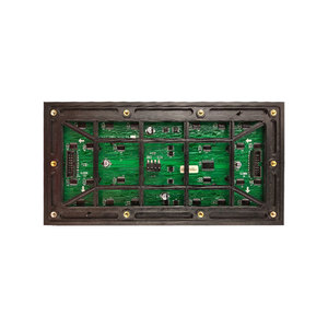 P8 SMD 3535 RGB full color LED display unit board 32x16 pixel 256mm x 128mm 1/4 modulo LED di scansione - Product Image 1