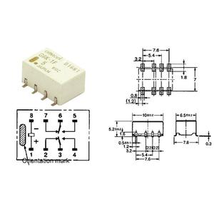 オムロン<span class=keywords><strong>G6K</strong></span>-<span class=keywords><strong>2F</strong></span>-Y 24DC SMD-ルレー24 V/DC 1A 2ウェクスラー (940910154401)
