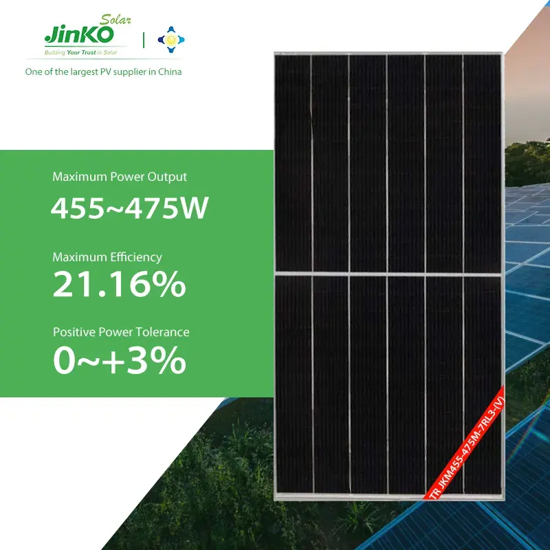 Panel solar de medio corte solar Jinko de 580W para uso comercial con precio competitivo Tiger Neo N-type 72HL4-BDV