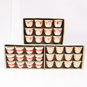 Toptan ürünler orta doğu arabistan suudi ihracat seramik espresso drinkware kahve fincanı küçük kapasiteli mini fincan 75ml hediye kutusu - Product Image 3