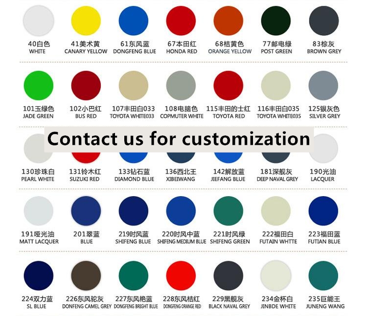 All RAL colors can be customized