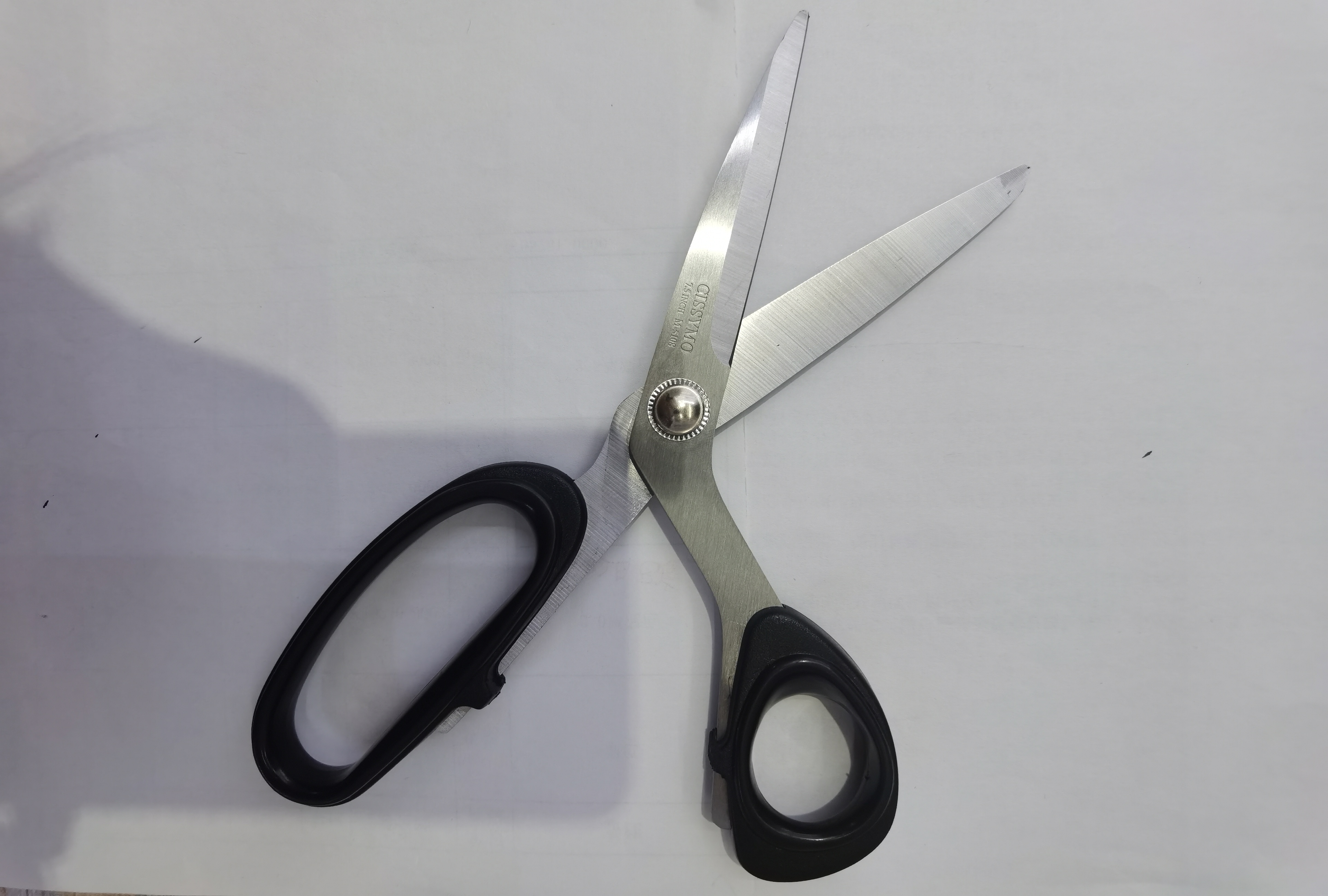 Cheap price DIY paper cutting scissor, custom logo stationery office cutting household students scissors