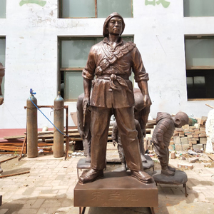 Tùy chỉnh đồng đúc màu đỏ hình nhóm tác phẩm điêu khắc truyền thống ngoài trời Tưởng Niệm Nhà thờ vườn Lịch Sử Quảng trường tượng đài tưởng niệm - Product Image 4