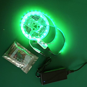 Умная Светодиодная лента для внутреннего дома SMD5050 RGB 60 светодиодов/м Wi-Fi пульт дистанционного управления RGB контроллер питания 12 В 5 м комплект светодиодных лент - Product Image 2