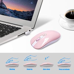 好卖廉价迷你粉色多设备无线键盘适用于Windows Mac电脑Android iOS平板电脑智能ph - Product Image 6