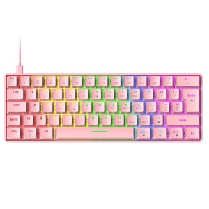 Computer di tipo C Mini tastiera meccanica da gioco cablata a 62 tasti 60% - Product Image 5