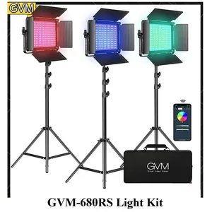 GVM-680RS GVM 680RS 50W RGB ha condotto la luce Video Kit di illuminazione per fotografia a doppio colore con controllo intelligente dell'app - Product Image 2