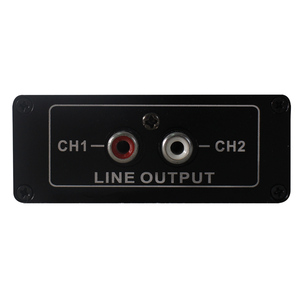 M Convertidor de alta calidad 2 canales 100V Entrada a 1,3 V Salida de línea Convertidor de audio funciona con sistemas de altavoces de 100V - Product Image 2