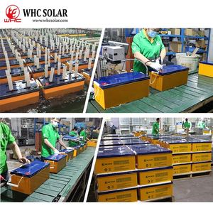 WHC güneş 24 <span class=keywords><strong>V</strong></span> kurşun asit akü 12V 150Ah derin döngüsü 12V 200Ah güneş pili Battery jel piller Batteries