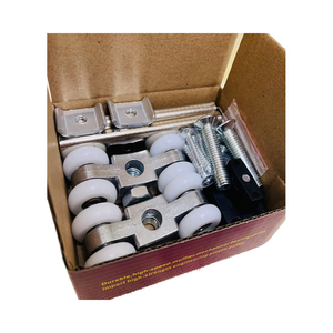 Cửa trượt ròng rọc theo dõi nhà bếp phòng tắm cửa thép cửa gỗ treo đường sắt trên trượt đường sắt phụ kiện Tám bánh xe - Product Image 1