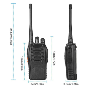 最便宜的产品宝丰BF 888S ht对讲机超高频收发器5W CTCSS远程手持双向火腿无线电对讲机 - Product Image 5