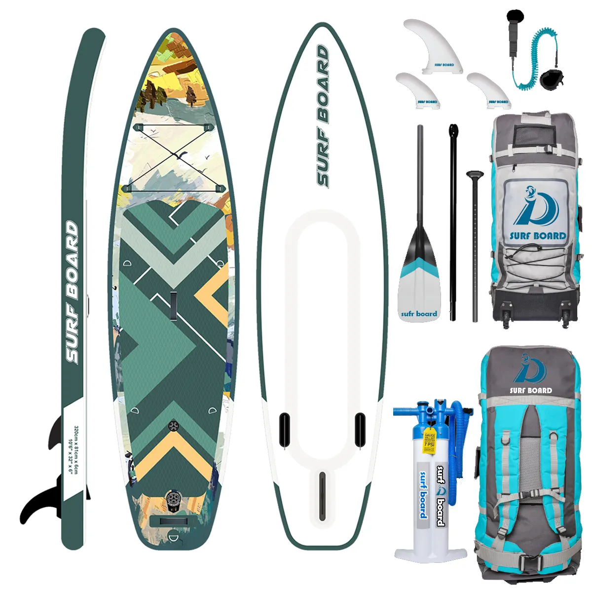 Paddle board gonfiabile sup barche a remi ultimo design tavole sup in stile legno gonfiabile 2022 paddle isup