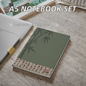 Di alta qualità taglie A5 Set di Notebook con copertina in pelle PU 100 foglio cartonato diario con scatola regalo e penna per tutti - Product Image 4