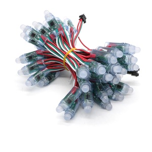 12MM 5V 12V WS2811 WS1903 IC RGB Vollfarb-LED-Pixel modul Wasserdichtes adressierbares Lichterkette licht