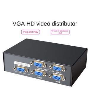 <strong>VGA</strong> Video Switcher 4 in <strong>1</strong> Out Multiple Computer Video Screen Switching Display - Product Image 2