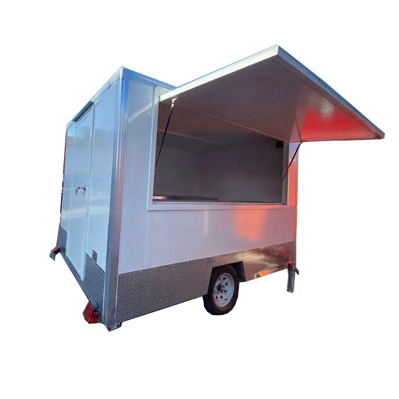 The moving food truck trailer hot dog burger van /ice cream vw food truck gelato carrello rimorchio food truck con servizi igienici