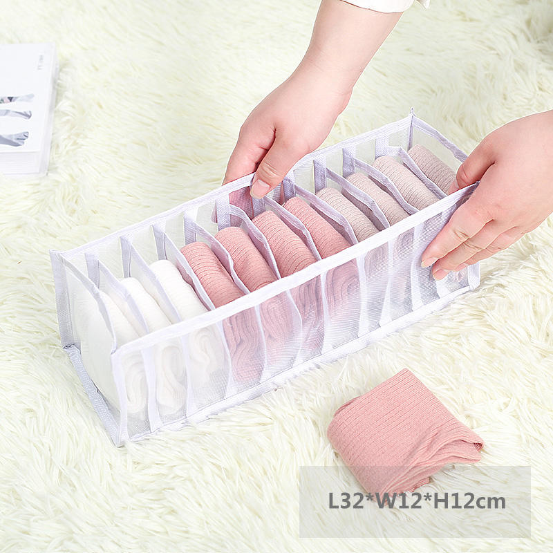 Mesh white large eleven grids