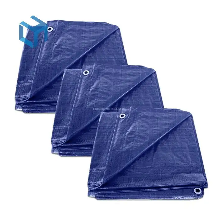 الأشعة فوق البنفسجية المقاومة الأزرق PP/غطاء من قماش مشمع غطاء ل في الهواء الطلق-الزراعة