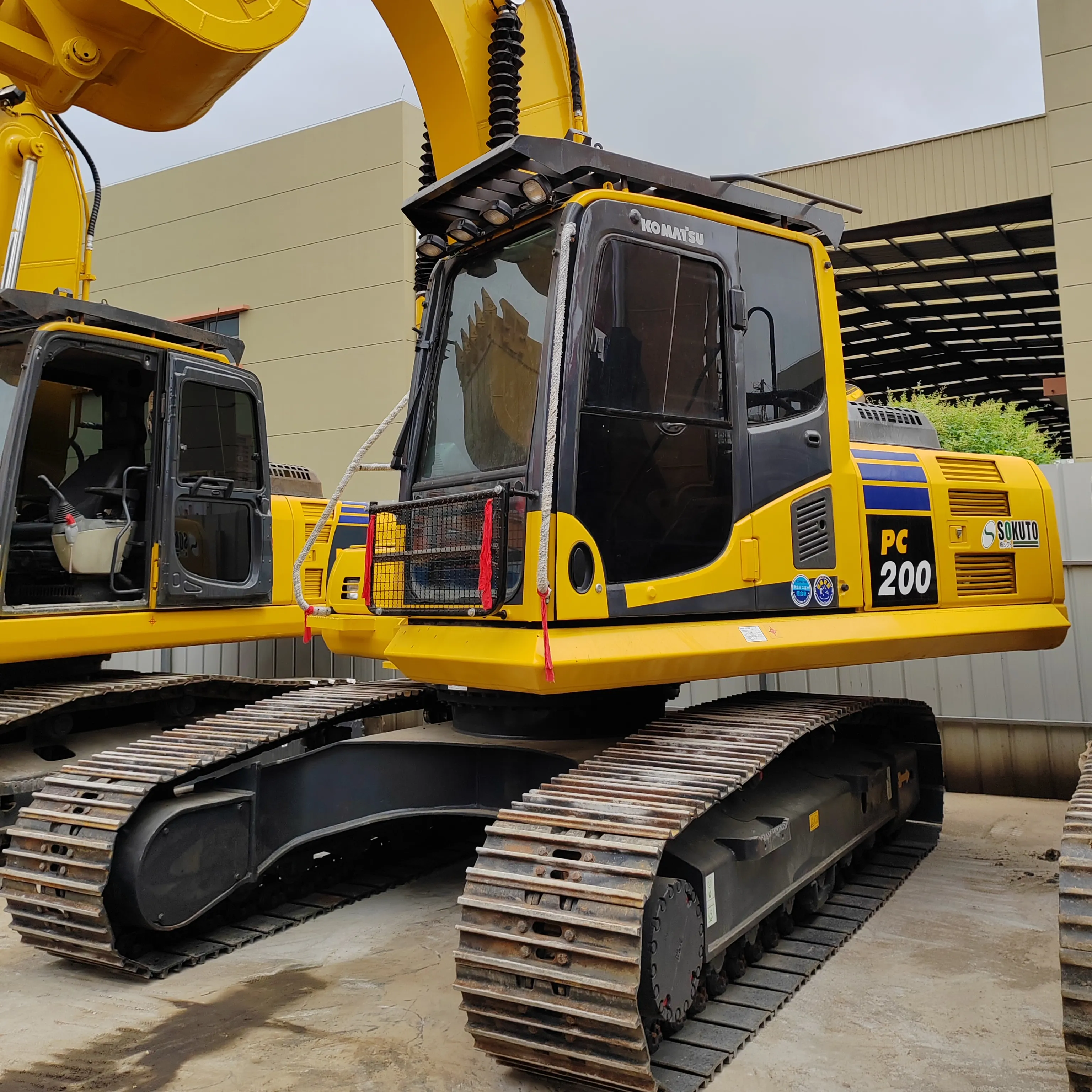 Excavadora Komatsu de buen estado, excavadora PC200 de orugas, excavadora usada barata original de Japón, excavadoras usadas originales de Japón Komatsu de buen estado, excavadora PC200