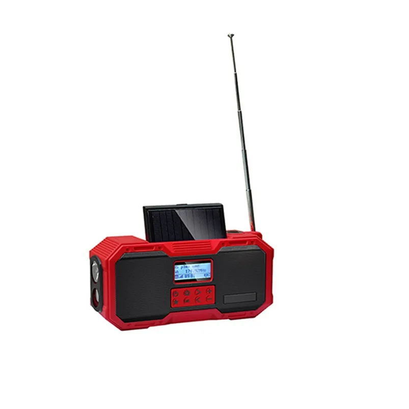 Глобальная am fm-радио NOAA в американском стиле, выглядит как винтажный высококачественный низкочастотный динамик, активное беспроводное радио, солнечный динамик