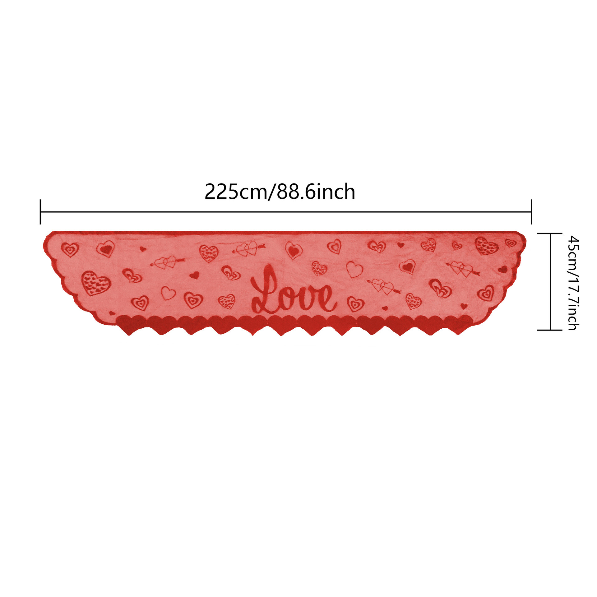 Cupid's Arrow Design 45x225cm