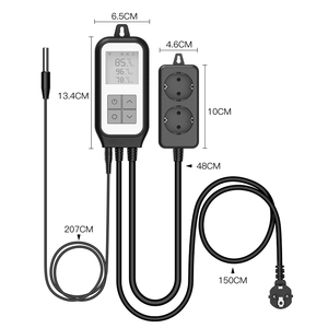 Smart WiFi <strong>Digital</strong> <strong>Temperature</strong> Controller Thermostat Outlet Heating and Cooling Mode,for Greenhouse Terrarium Carboy Heater - Product Image 2