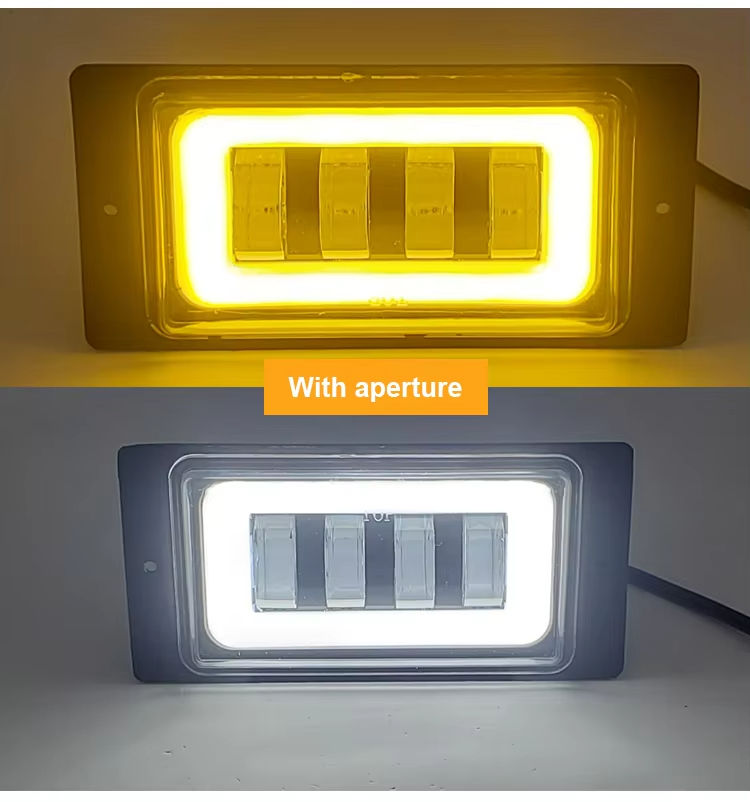 Jaune et blanc double couleur avec ouverture