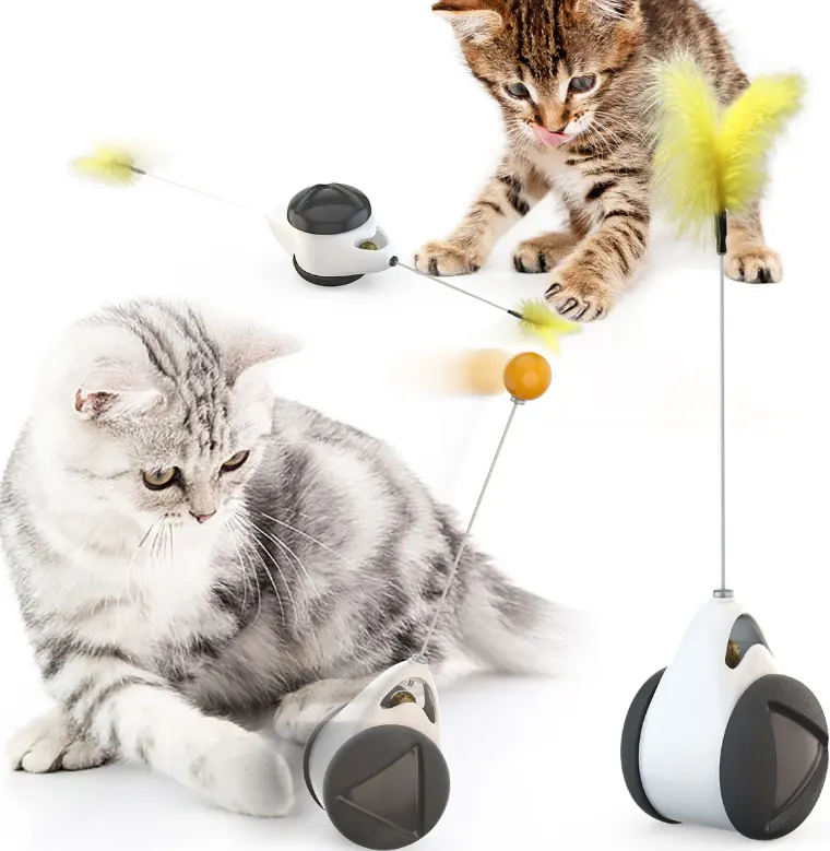 2020 Haustier liefert Amazon Hot Style verkauft Feather Balance Schaukel Auto Katzen spielzeug Katzen spielzeug