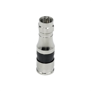 RG11电缆防水插头插座型同轴射频连接器现货黑色公F压缩连接器 - Product Image 3