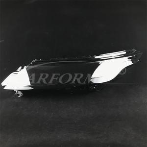 Toptan araba aydınlatma koruması far cam Lens kapağı araba şeffaf abajur kapak için Land Rover Evoque