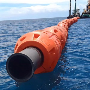 สายขุดลอกพลาสติกโพลีเอทิลีนความหนาแน่นสูงท่อลอยท่อ HDPE แบบลอยน้ำ - Product Image 3
