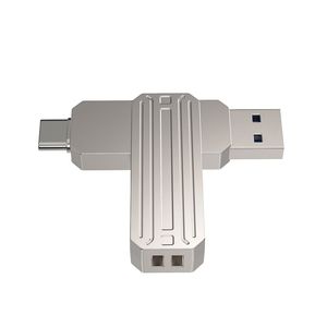 Wiwu ยูเอสบีแบบสวิตช์อินเตอร์เฟส USB Type-C ทนทาน3.2 USB โลหะผสมสังกะสีหน่วยความจำ32 64 128 256กิกะไบต์ดิสก์สำหรับแล็ปท็อปแท็บเล็ต - Product Image 5