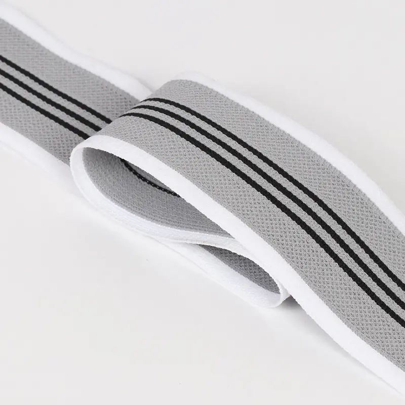 Özel dokuma naylon kayış Polyester jakar elastik toptan dokuma kayış çanta için 20mm