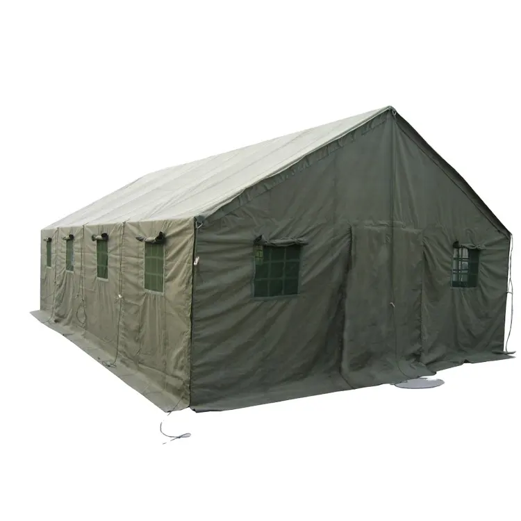 Bán buôn Chất lượng cao tùy chỉnh chiến thuật 5x8m màu xanh lá cây cắm trại lều