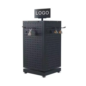 A buon mercato in metallo rotativo espositore produttore controsoffitto rotatorio Pegboard espositore, personalizzabile il vostro marchio - Product Image 1