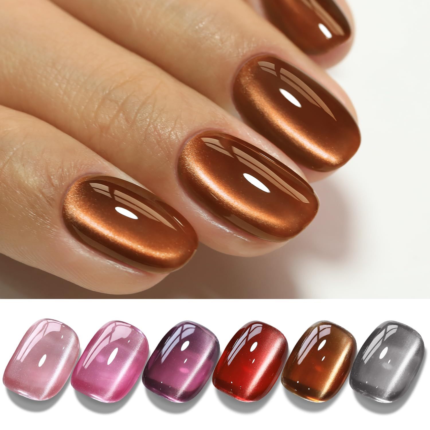 Glass Nude Pink Purple Red Brown Black