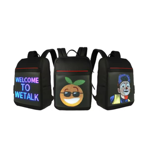 Mochila de hombro LED de tela impermeable programación de aplicaciones inteligentes luces Led Softback publicidad móvil bolsa de tablero Led - Product Image 1