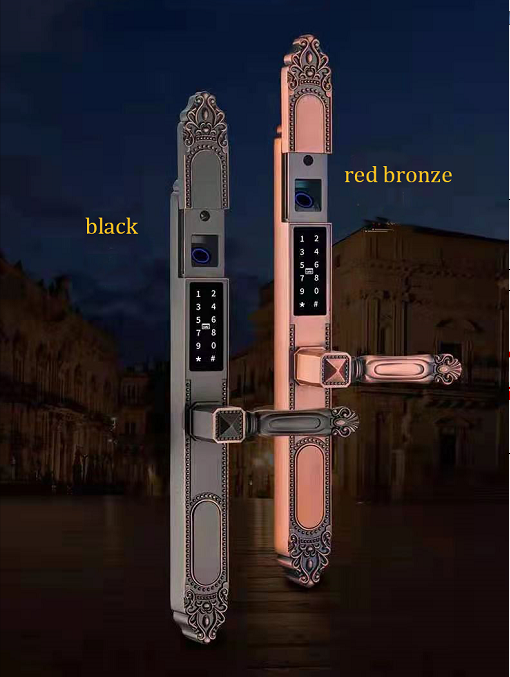 Waterproof Lock Hot Sale Doubwin S612 Smart Lock APP IC Card Password Digital Biometric Fingerprint Wifi Door Lock