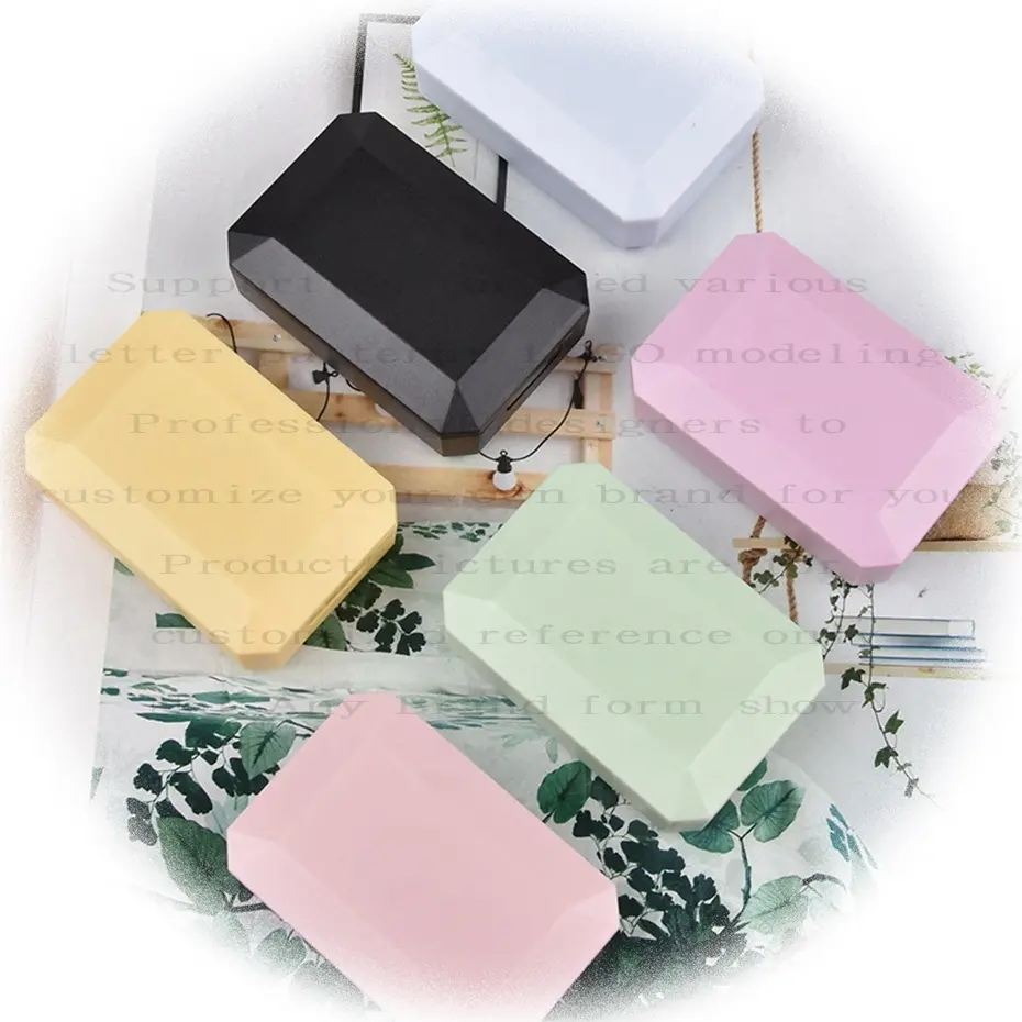 NEW Fashion small portable simplicity cute colorful lens case packing Cosmetic contact lenses custom packaging box pack