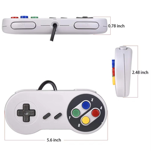 Joystick USB clásico para Nintendo SNES Gamepad Controller Joystick para Nintendo SNES Game Pad para Windows PC MAC Computer