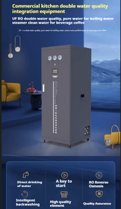 Gewerbliche Küche Integriertes 220-V-Umkehrosmose-Wasserreinigungssystem 8-stufige Filtration RO-Membran 1 Jahr Garantie