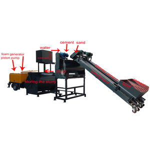 FP30c-máquina de hormigón de espuma continua, nuevo diseño, mezclador de 550L y 1100L, línea de producción de bloques clc - Product Image 1