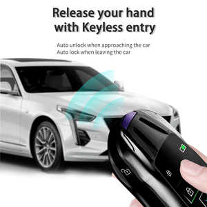 Universal Smart LCD Keyless Go Llave de coche de arranque de un botón para BMW Benz Audi Toyota Honda Kia Chevrolet Otras marcas - Product Image 6