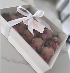 Bán Buôn Tùy Chỉnh Pet Rõ Ràng Bánh Hộp Trong Suốt Bìa Nắp Dâu Tây Cupcakes Bao Bì Và Cookie Hộp Cho Món Quà Giáng Sinh - Product Image 1